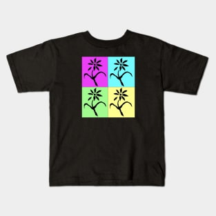 Pop Art Flower 23 Kids T-Shirt